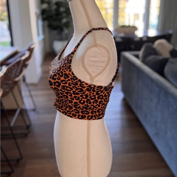 Leopard Print Crop Top - Picture 4 of 5